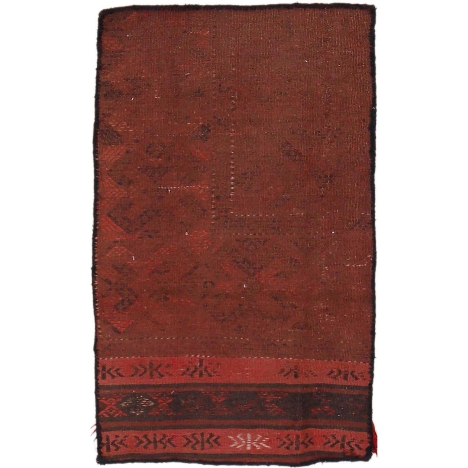 Afghan Balisht Cushion Rug 1' 9" x 2' 11" ft / 54 x 89 cm - No. G34018