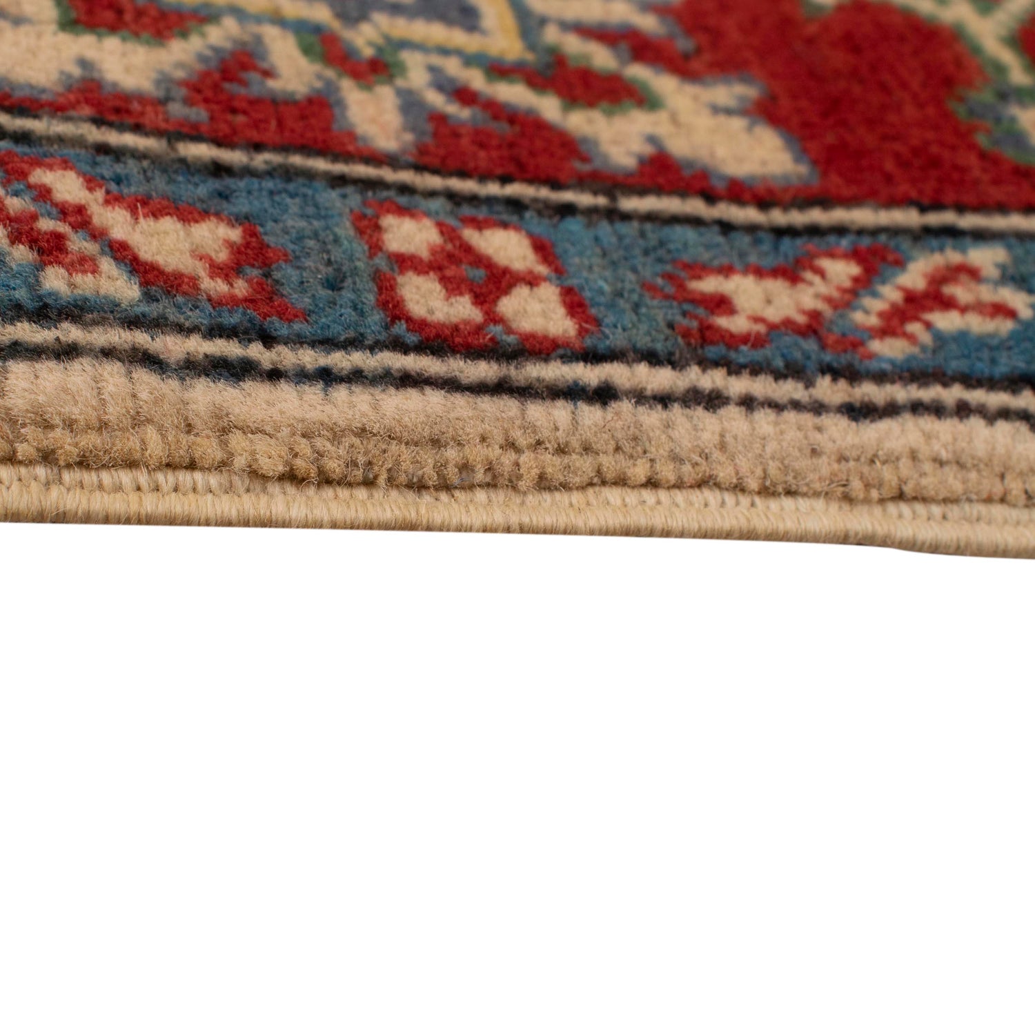 Hand knotted Kazak Carpet 5' 1" x 6' 5" ft / 154 x 196 cm - No. G34020
