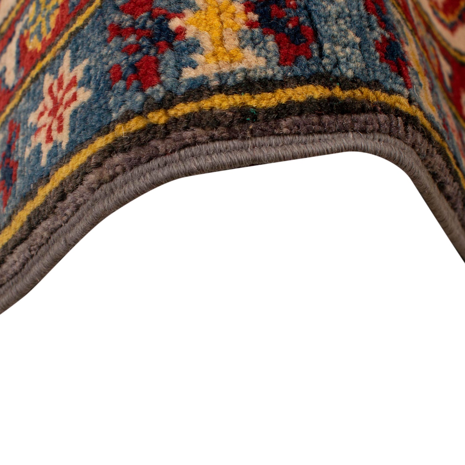 Hand knotted Kazak Carpet 4' 11" x 7' 0" ft / 150 x 213 cm - No. G34021