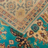 Handmade Kazak Area Rug 4' 0" x 5' 5" ft / 123 x 165 cm - No. G34022