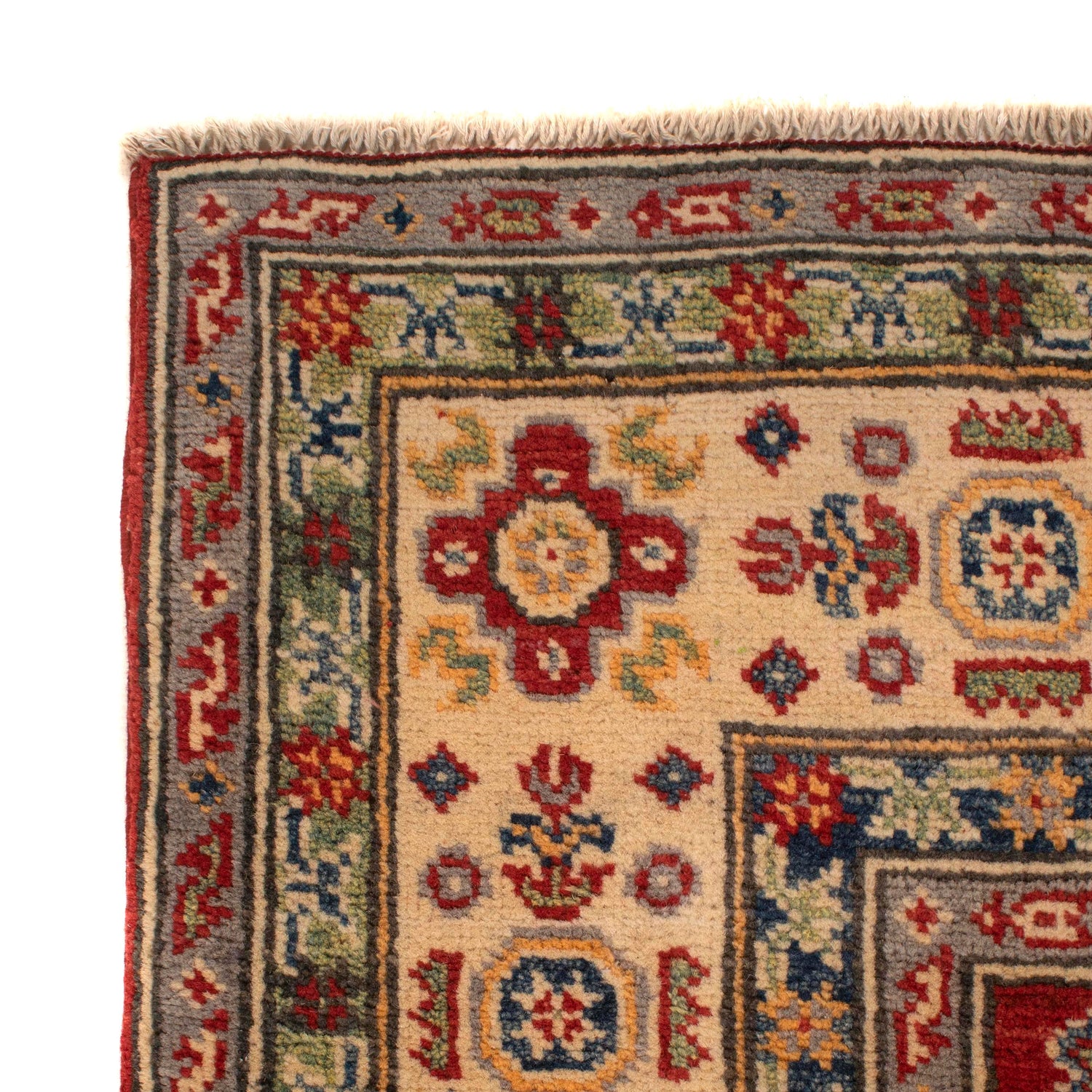 Red Color Kazak Rug 5' 0" x 6' 9" ft / 153 x 205 cm - No. G34025