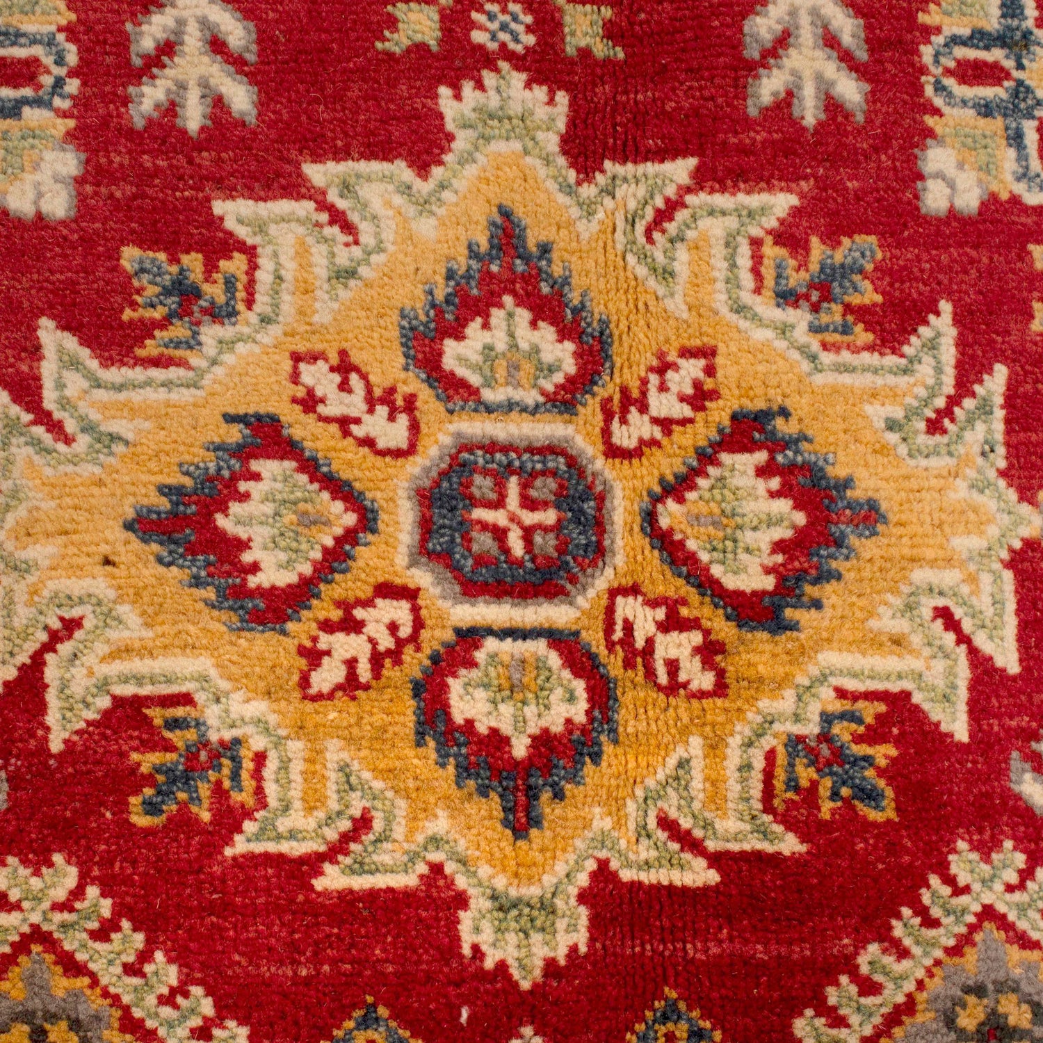Red Color Kazak Rug 5' 0" x 6' 9" ft / 153 x 205 cm - No. G34025