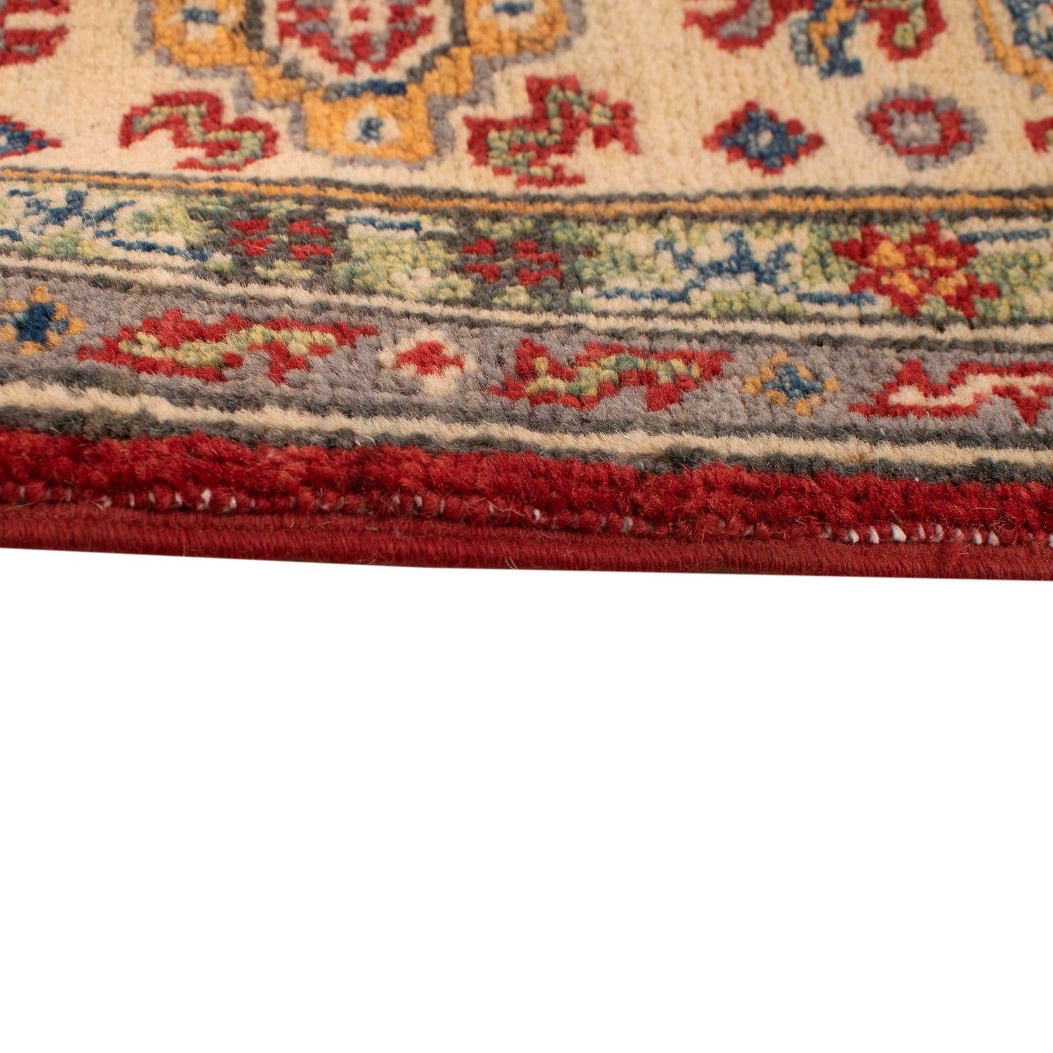 Red Color Kazak Rug 5' 0" x 6' 9" ft / 153 x 205 cm - No. G34025