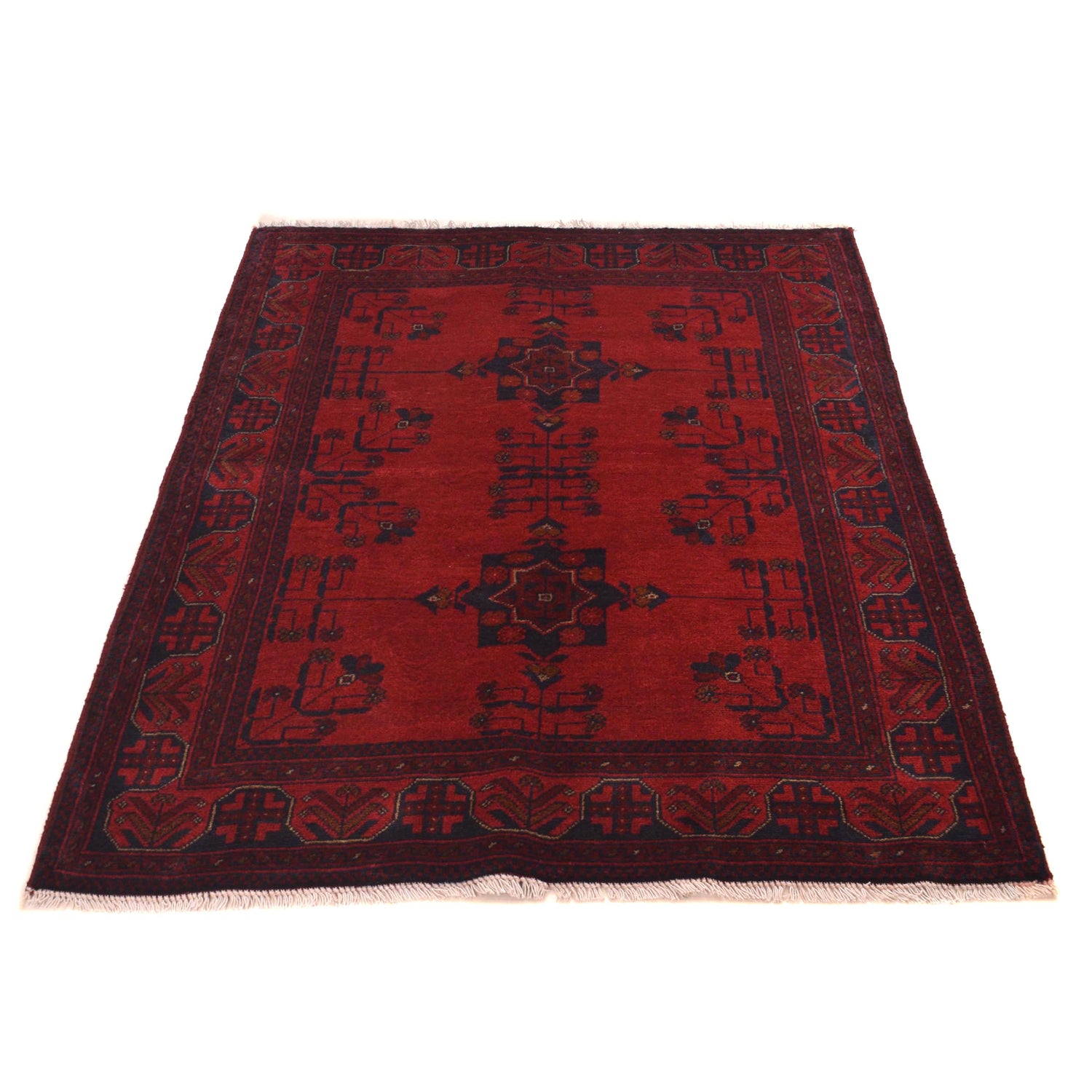 Hand knotted Khal Mohammadi Rugs 3' 7" x 4' 9" ft / 108 x 146 cm - No. G34137