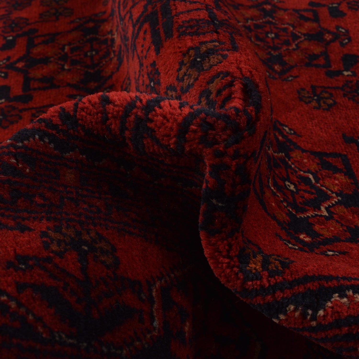 Red Color Khal Mohammadi Rug 5' 0" x 6' 7" ft / 152 x 200 cm - No. G34138
