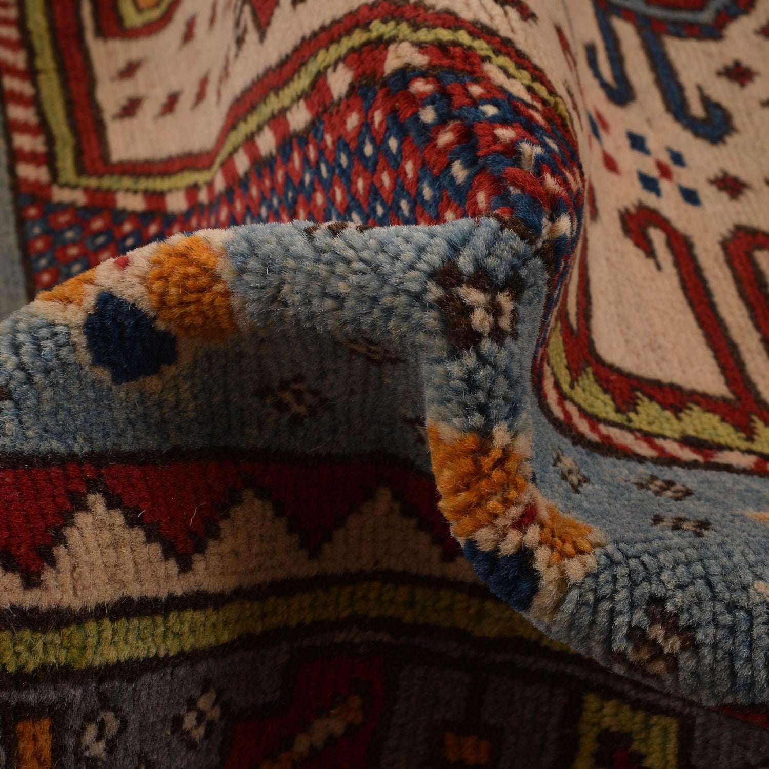 Multi Color Mamluk Carpet 4' 11" x 6' 7" ft / 149 x 200 cm - No. G34144