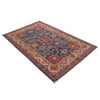 Blue Kazak Rug 3' 11" x 5' 11" ft / 120 x 181 cm - No. G34145