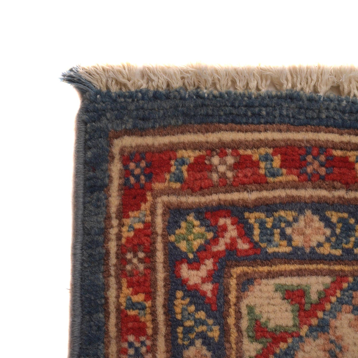 Blue Kazak Rug 3' 11" x 5' 11" ft / 120 x 181 cm - No. G34145