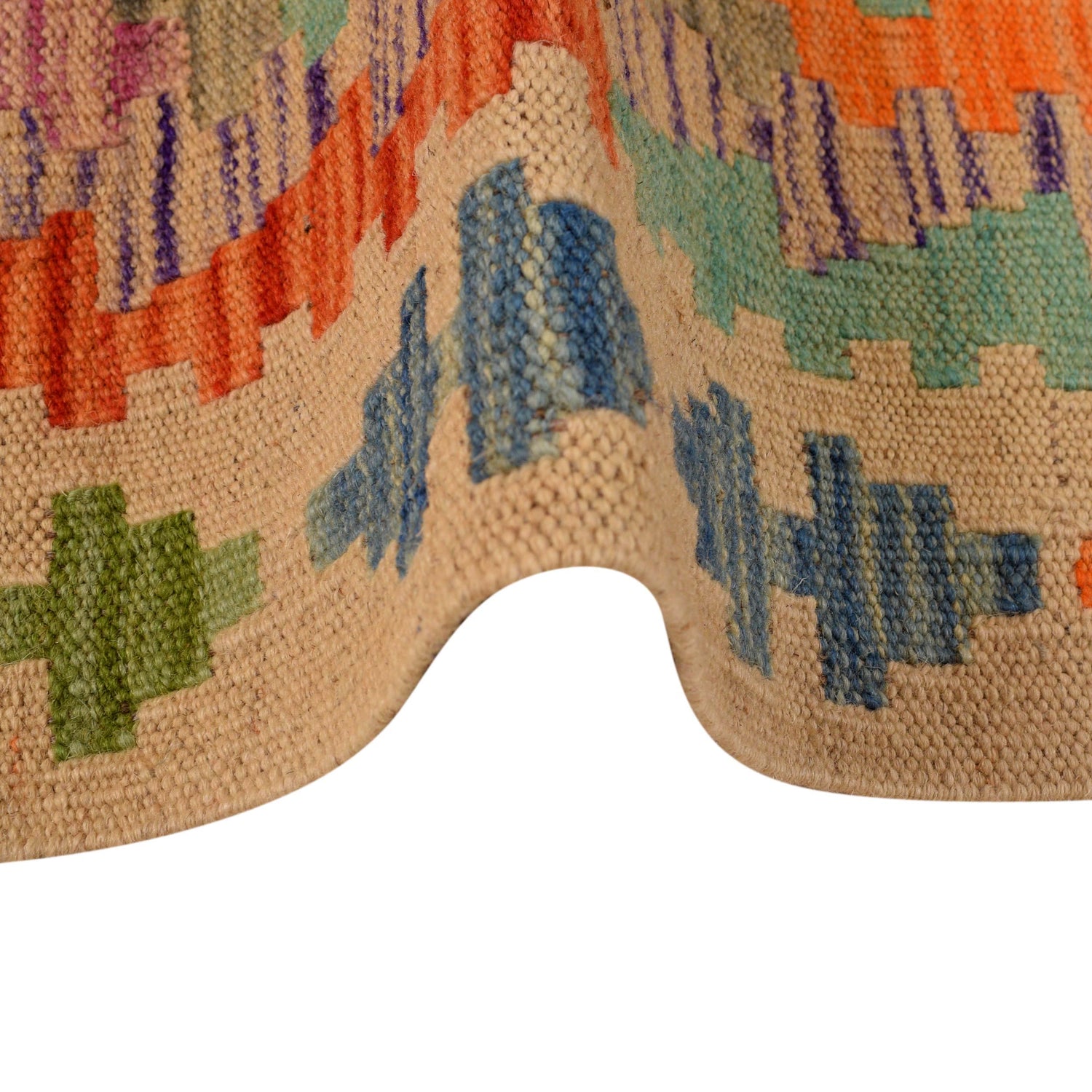 Short Chobi Kilim Runner 2' 11" x 6' 7" ft / 90 x 201 cm - No. G34380