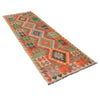 Handmade Turkish Design Wool Kilim Runner 2' 9" x 8' 0" ft / 84 x244 cm - No. G34383