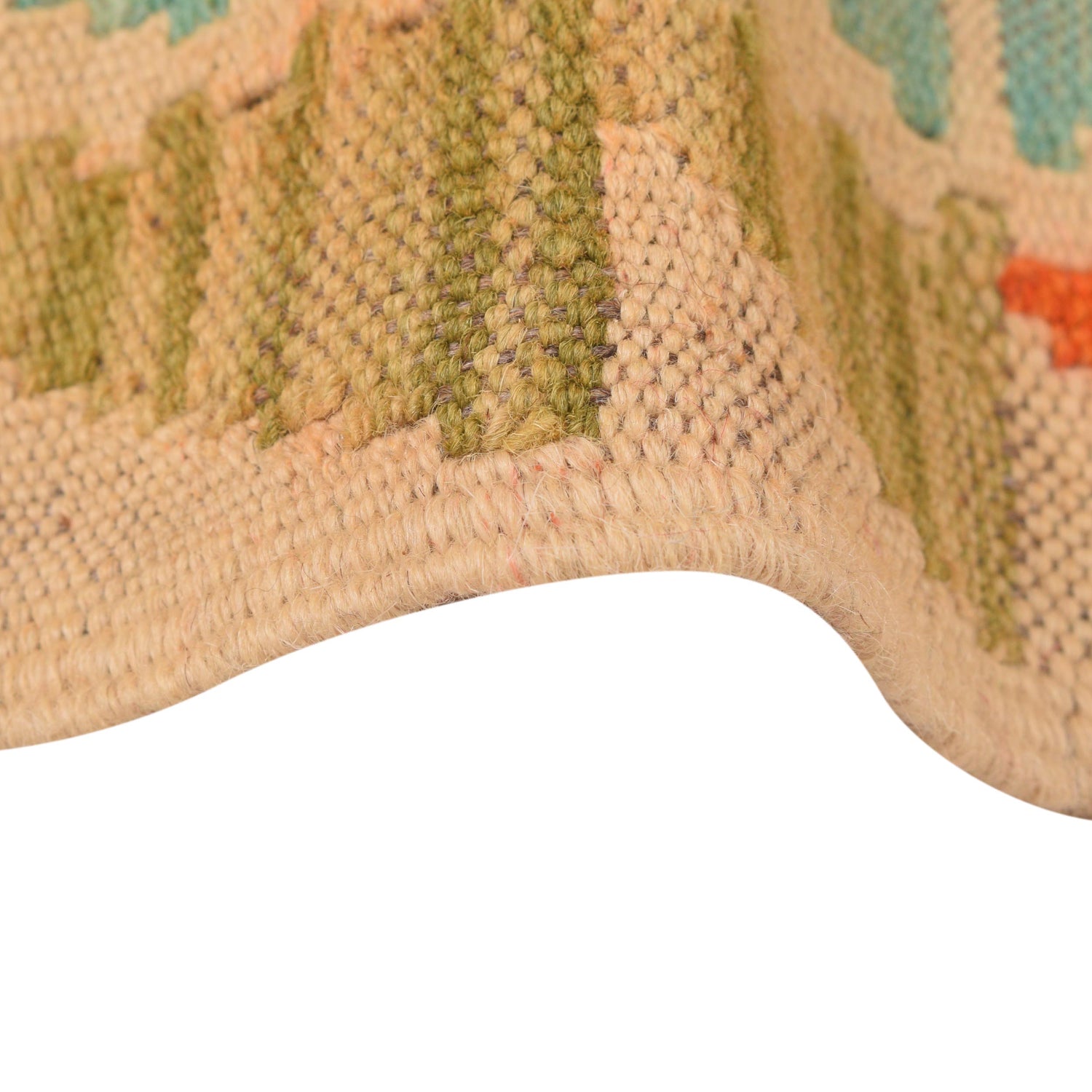 Handmade Turkish Design Wool Kilim Runner 2' 9" x 8' 0" ft / 84 x244 cm - No. G34383