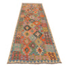 Hand Knotted Afghan Style Kilim Runner 2' 11" x 9' 8" ft / 90 x 295 cm - No. G34384