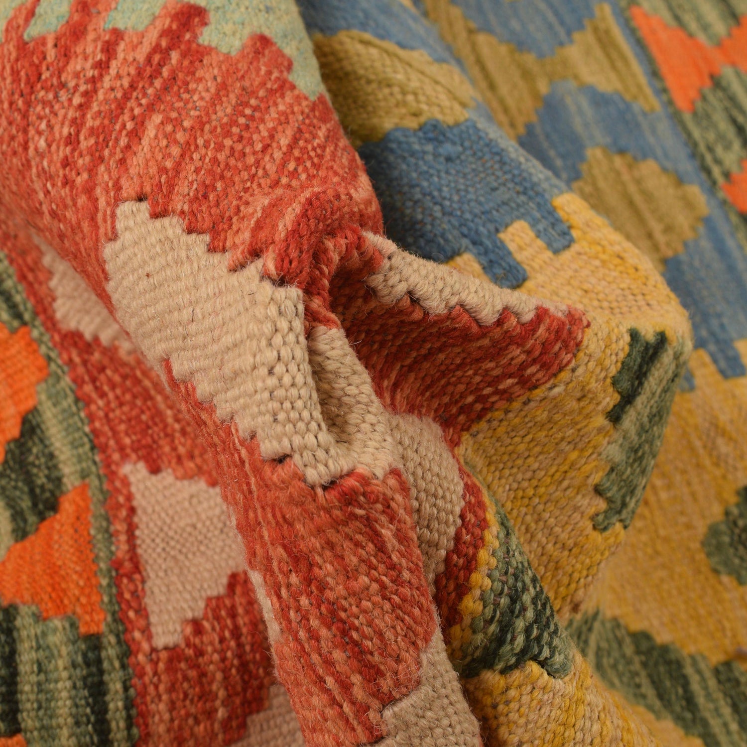 Hand Knotted Flatweave Kilim Runner 2' 9" x 8' 3" ft / 85 x 252 cm - No. G34390