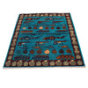 Authentic Afghan War Area Rug 3' 5" x 4' 9" ft / 104 x 145 cm - No. G34406