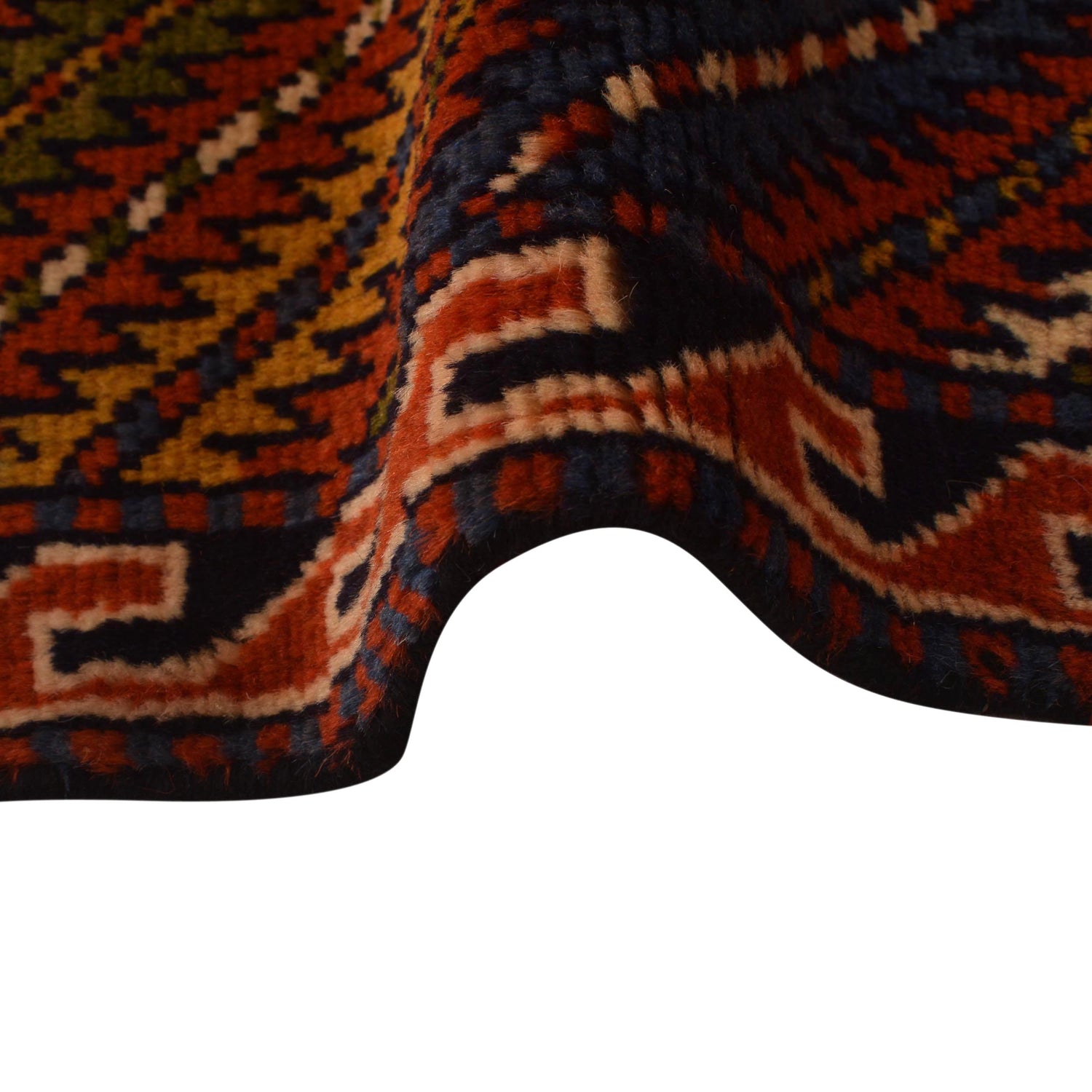 Tribal Baloch Rug 3' 5" x 4' 4" ft / 103 x 133 cm - No. G34860