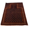 Muslim Prayer Rug 2' 8" x 4' 2" ft / 81 x 126 cm - No. G34862