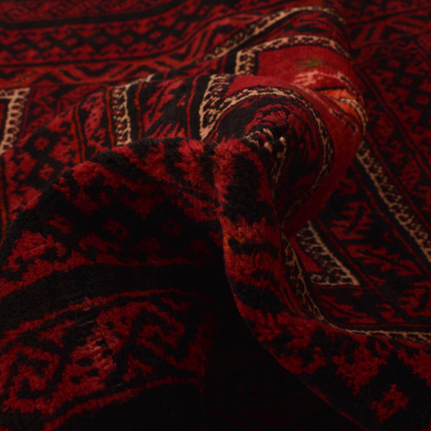 Handmade Baluchi Rug 3' 9" x 7' 3" ft / 114 x 222 cm - No. G34866