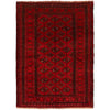 Red Color Baluchi Rug 4' 3" x 5' 10" ft / 130 x 177 cm - No. G34867