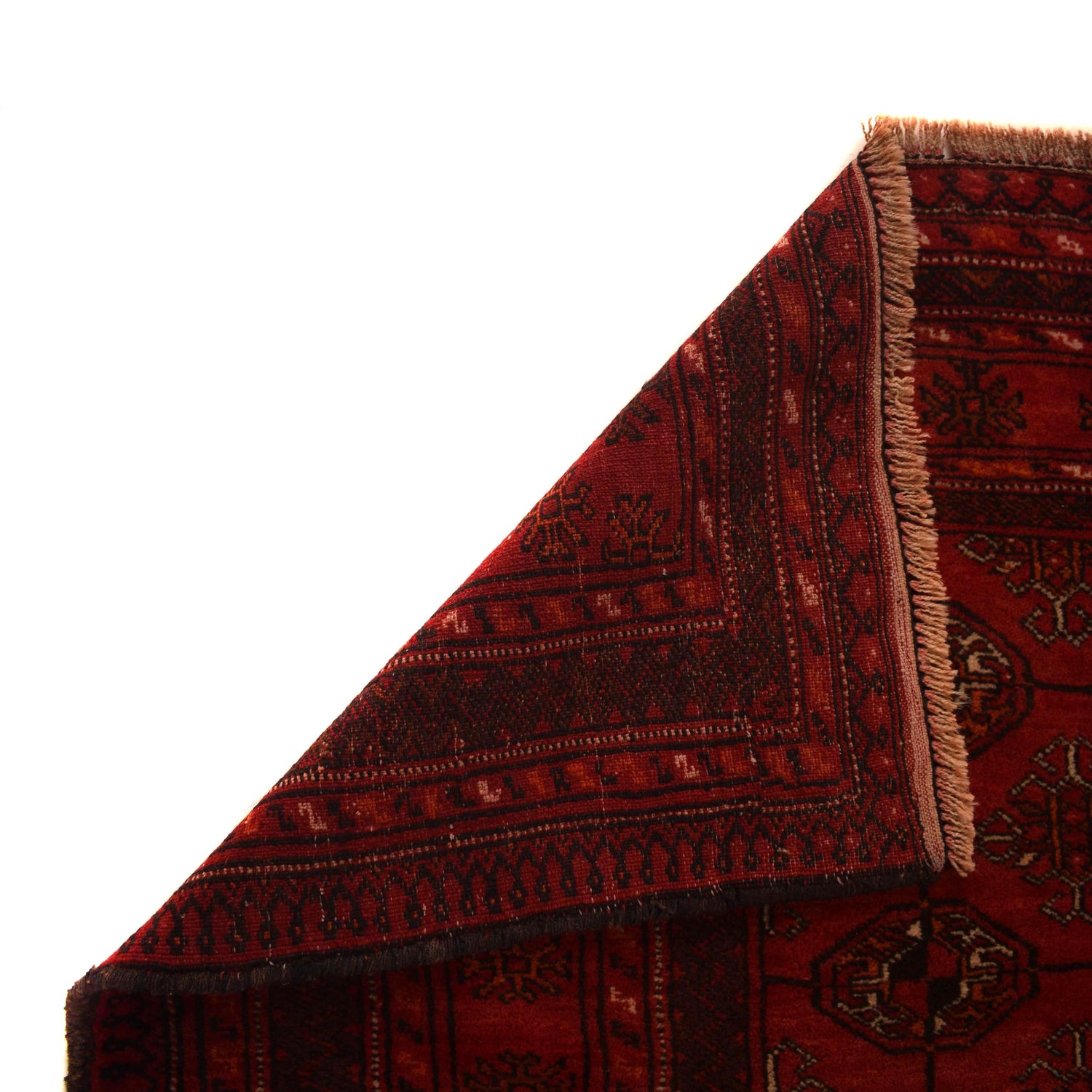 Red Color Baluchi Rug 4' 3" x 5' 10" ft / 130 x 177 cm - No. G34867