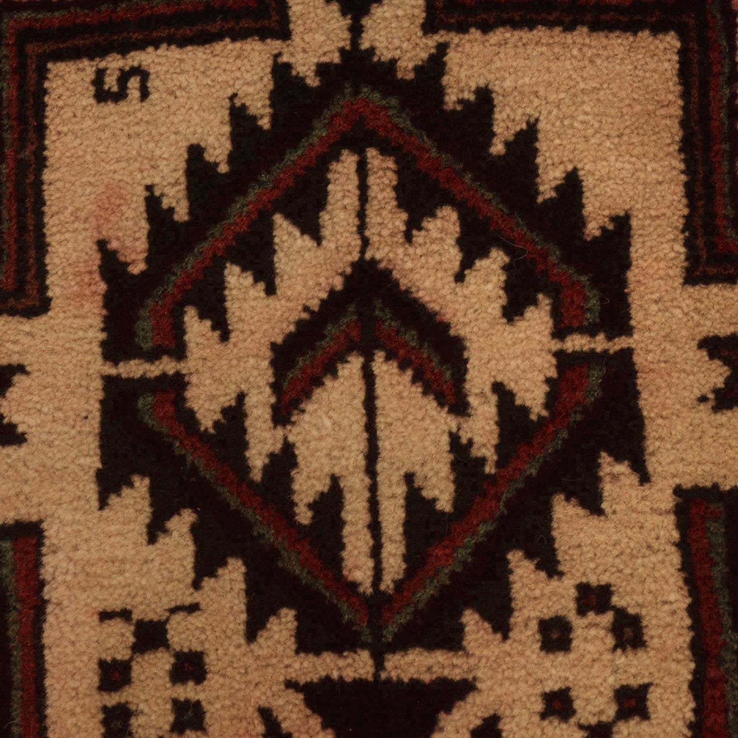 Multi Baluchi Rug 3' 7" x 6' 6" ft / 108 x 198 cm - No. G34868
