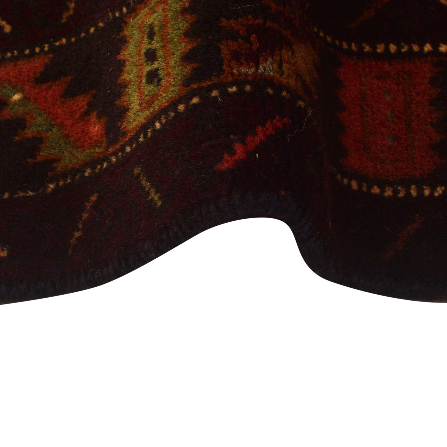 Multi Baluchi Rug 3' 7" x 6' 6" ft / 108 x 198 cm - No. G34868