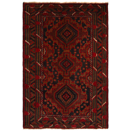 Baluch Short Rug 3' 10" x 5' 8" ft / 116 x 173 cm - No. G34870