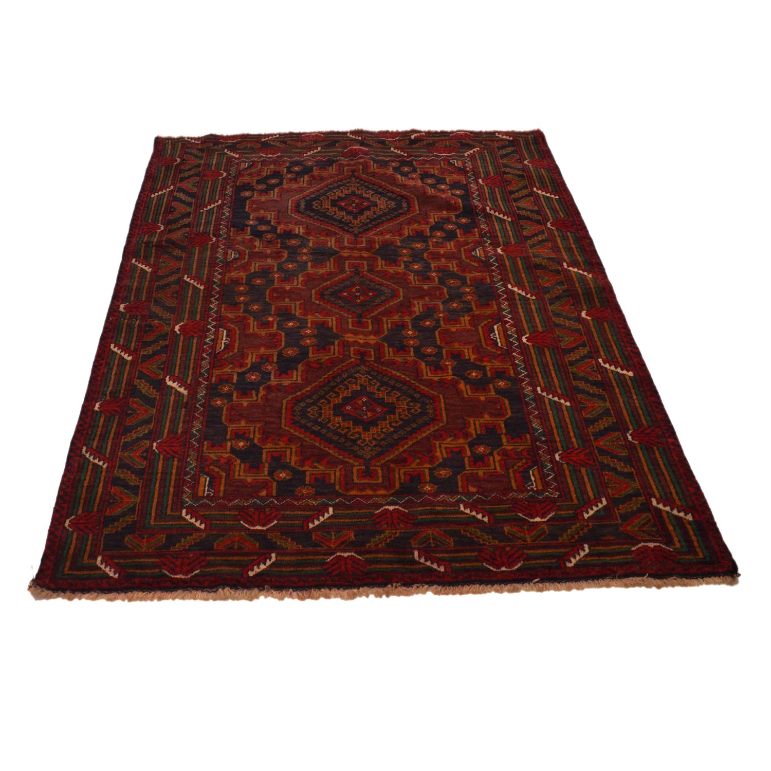 Baluch Short Rug 3' 10" x 5' 8" ft / 116 x 173 cm - No. G34870