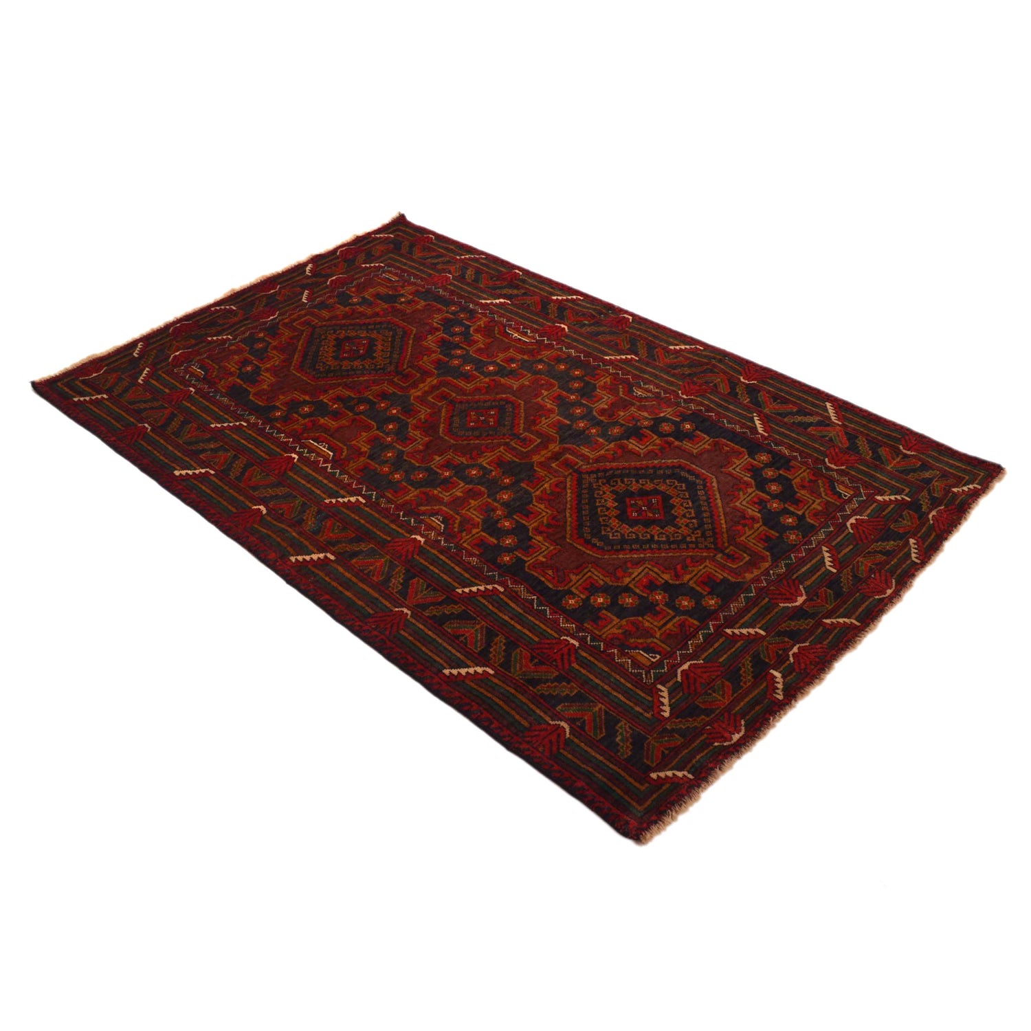 Baluch Short Rug 3' 10" x 5' 8" ft / 116 x 173 cm - No. G34870