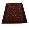 Baluch Small Size Rug 2' 10" x 4' 7" ft / 87 x 140 cm - No. G34872