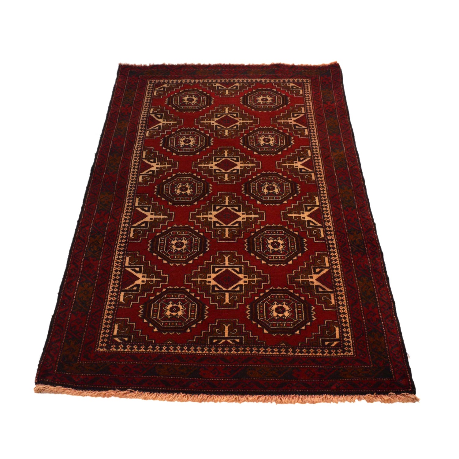 Handmade Balochi Carpet 2' 10" x 5' 1" ft / 86 x 155 cm - No. G34873