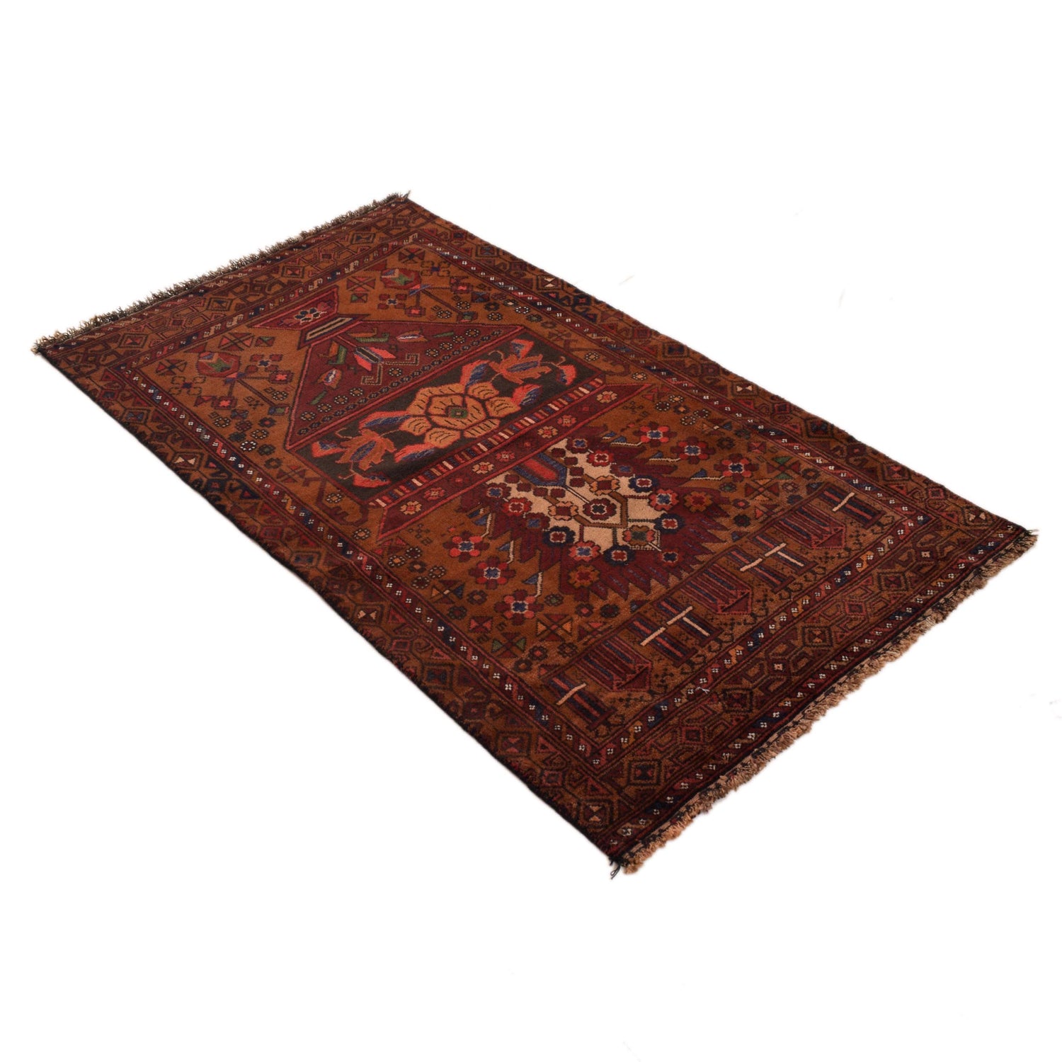 Small Prayer Carpet 2' 7" x 4' 6" ft / 80 x 137 cm - G34874