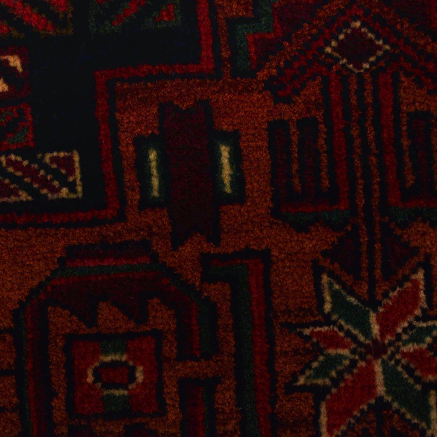 Muslim Prayer Rug 2' 9" x 4' 5" ft / 85 x 134 cm - No. G34875