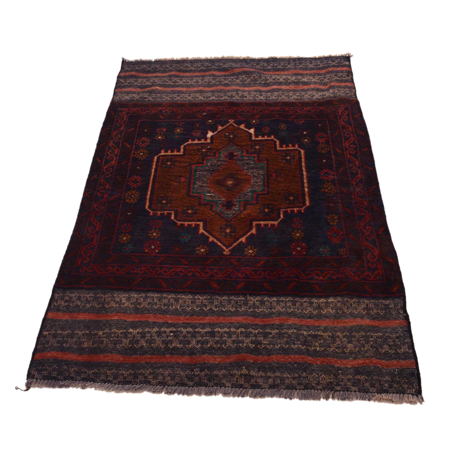 Baluch Small Size Rug 2' 9" x 4' 7" ft / 85 x 140 cm - No. G34879