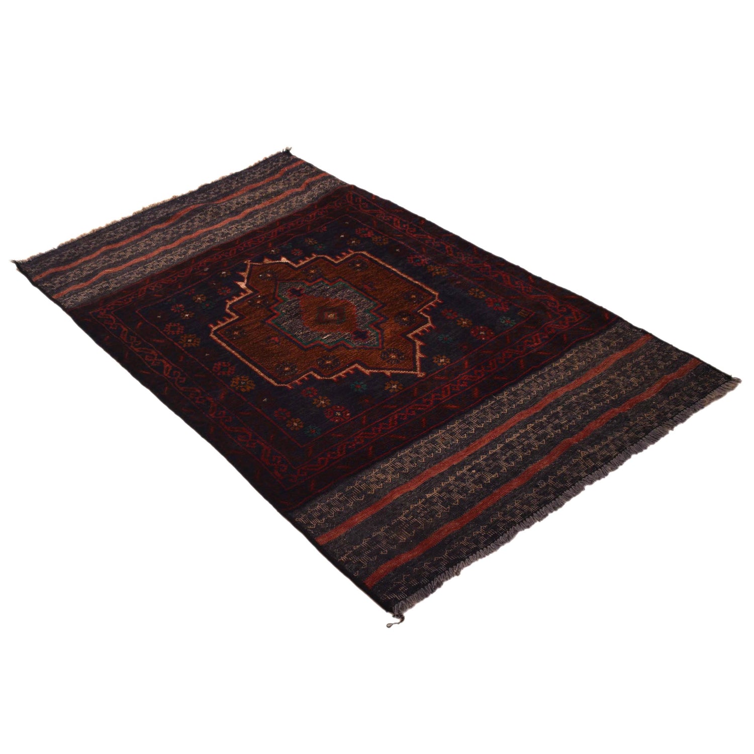 Baluch Small Size Rug 2' 9" x 4' 7" ft / 85 x 140 cm - No. G34879