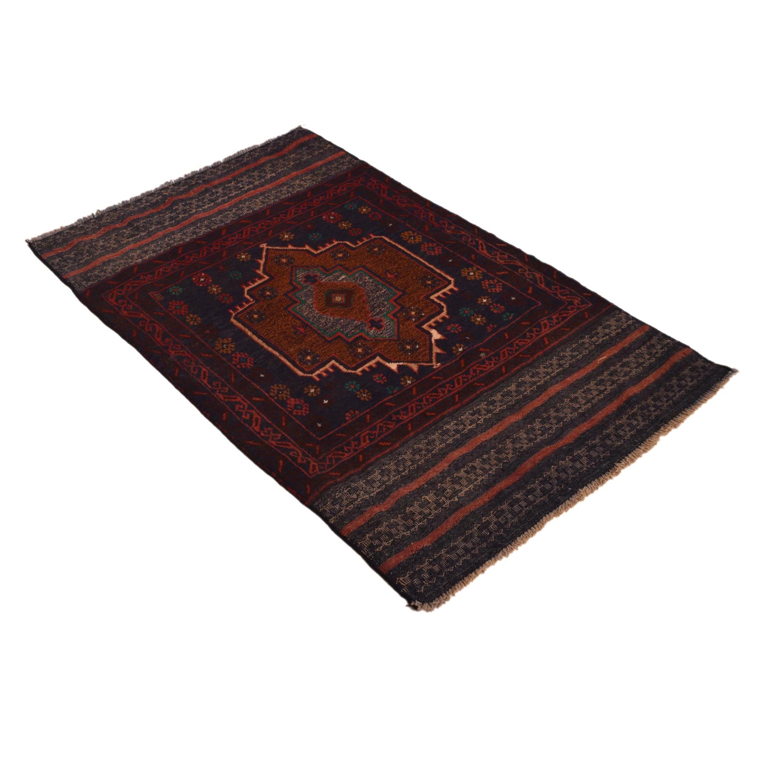 Baluch Small Size Rug 2' 9" x 4' 7" ft / 85 x 140 cm - No. G34879