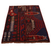 Handmade Pictorial Carpet 3' 0" x 4' 5" ft / 92 x 135 cm - No. G34880