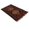 Islamic Prayer Carpet 2' 7" x 4' 7" ft / 80 x 140 cm -No. G35152