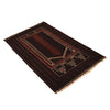 Small Prayer Carpet 2' 9" x 4' 8" ft / 85 x 143 cm - G35170