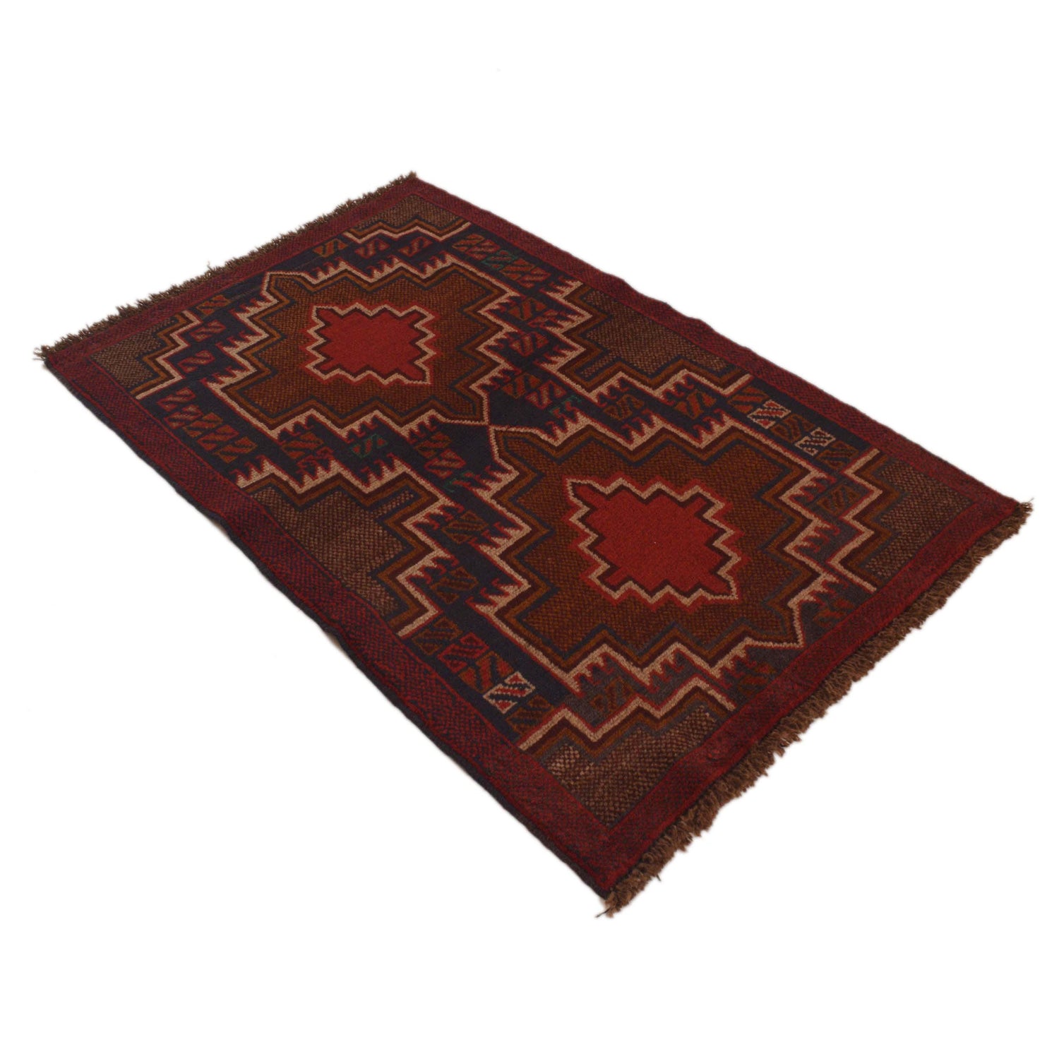 Baluch Small Size Rug 2' 10" x 4' 6" ft / 87 x 138 cm - No. G35193