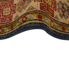 Blue Color Kazak Rug 2' 9" x 4' 8" ft / 84 x 141 cm - No. G35207