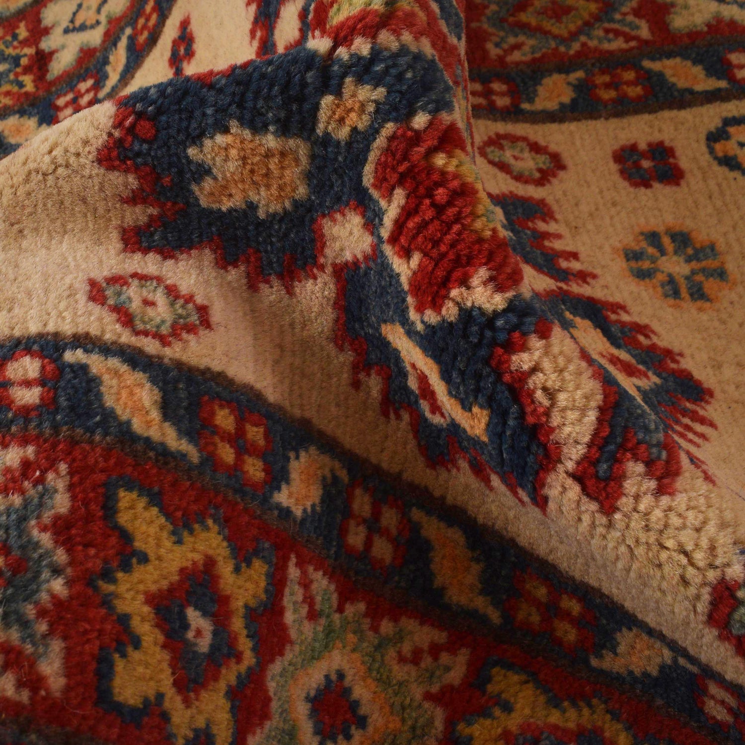 Hand Knotted Kazak Oriental Runner Rug 2' 1" x 6' 2" ft / 63 x 188 cm - No. G35208