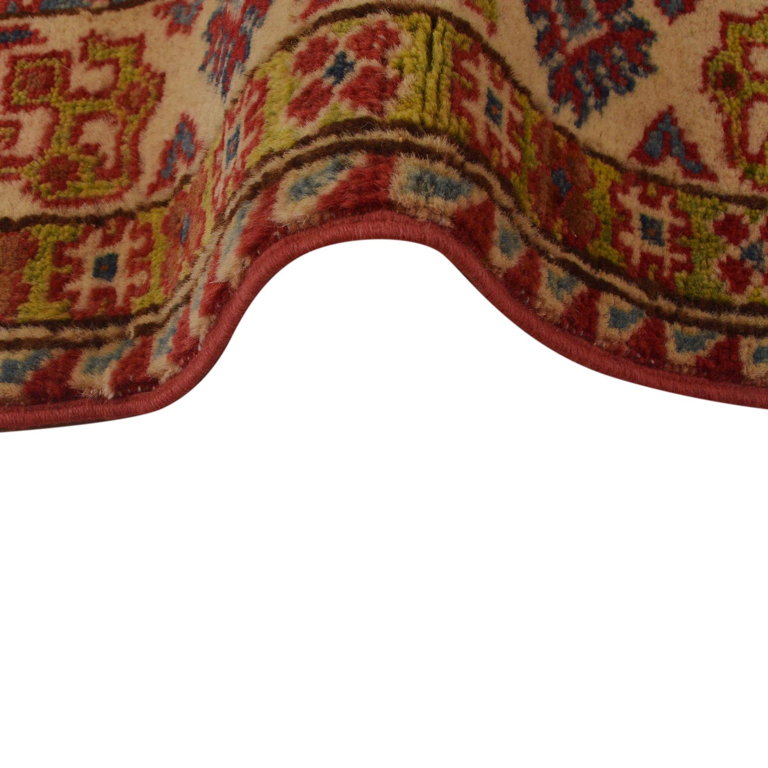 Handmade Kazak Area Rug 3' 3" x 4' 6" ft / 100 x 138 cm - No. G35209