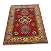 Hand Knotted Kazak Oriental Rug 2' 9" x 4' 4" ft / 83 x 131 cm - No. G35211