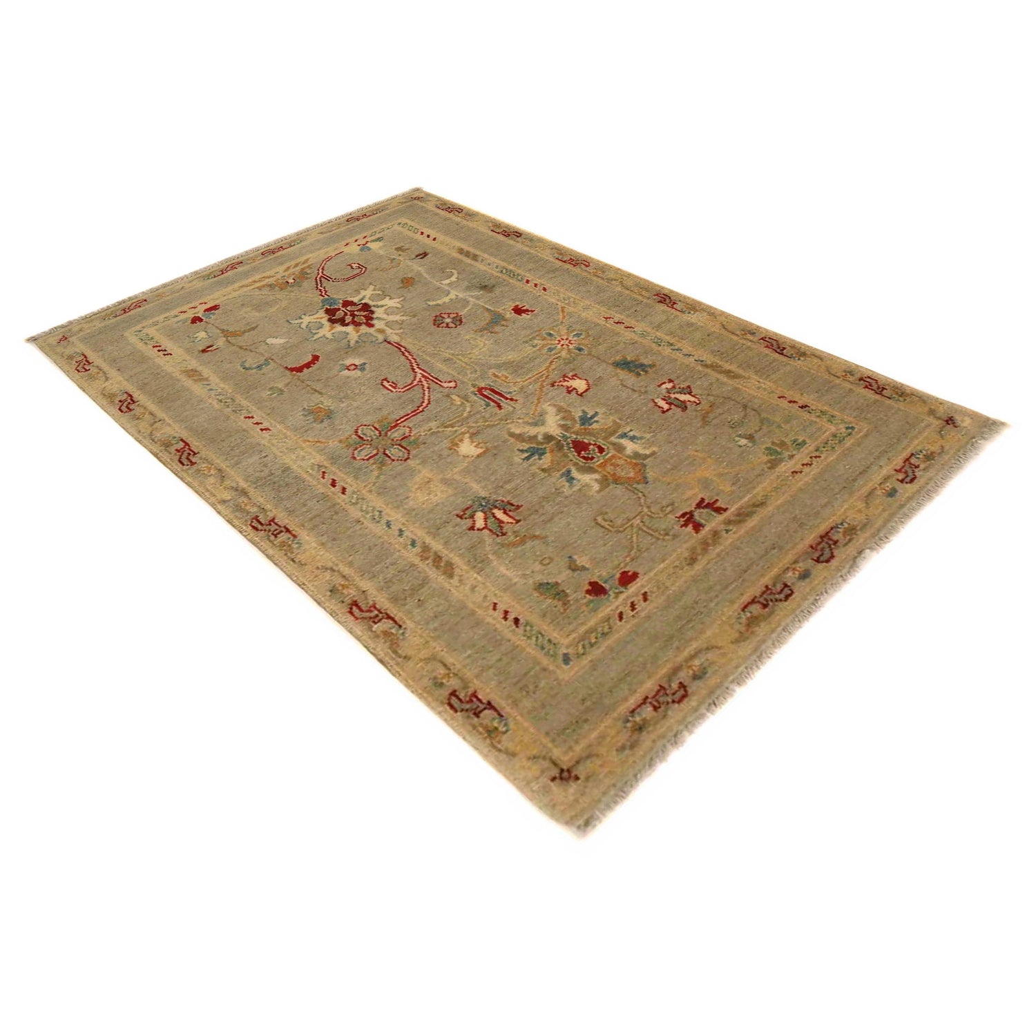 Hand knotted Kazak Carpet 2' 7" x 4' 2" ft / 80 x 128 cm - No. G35213