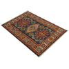 Handmade Kazak Area Rug 2' 9" x 4' 0" ft / 83 x 121 cm - No. G35215