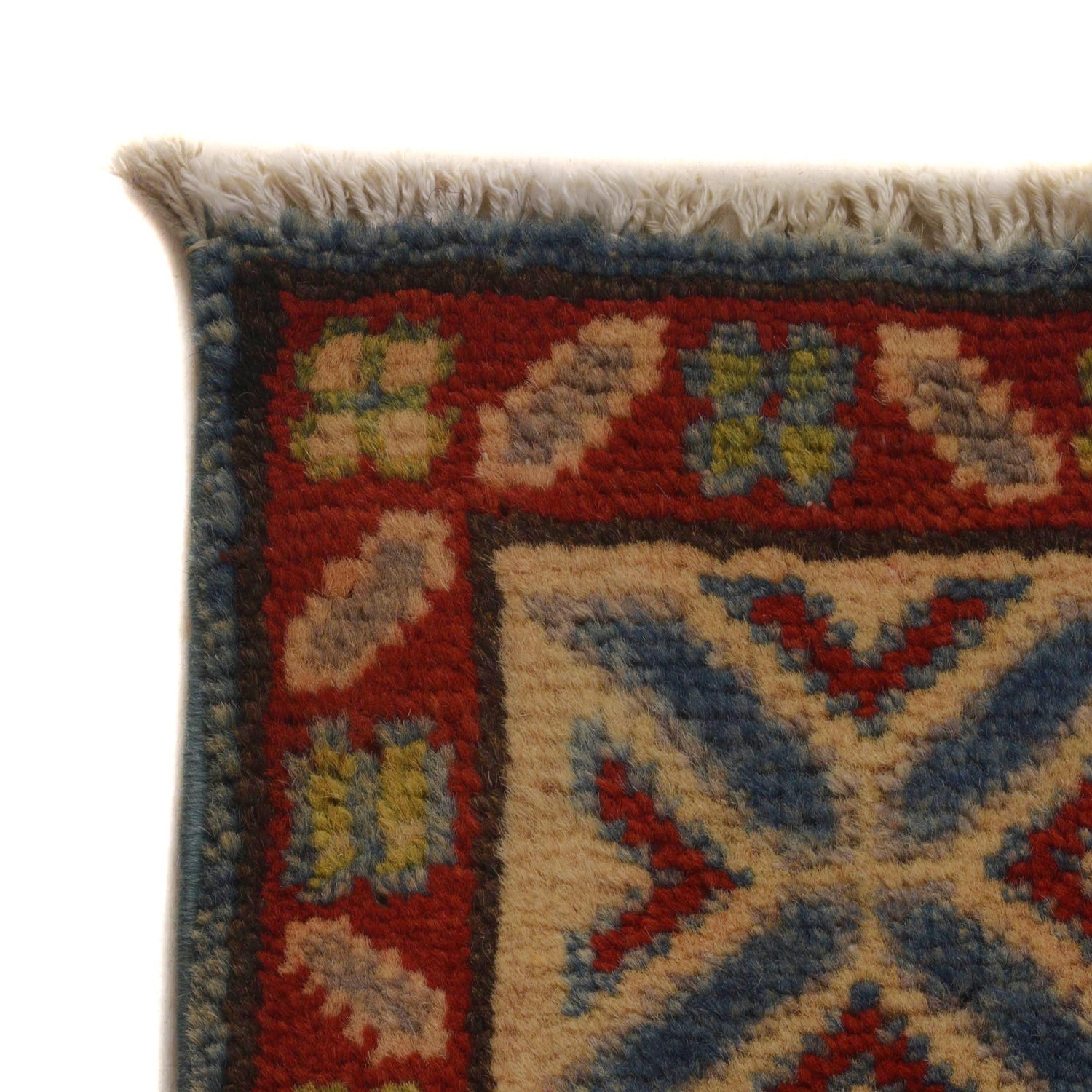 Handmade Kazak Area Rug 2' 9" x 4' 0" ft / 83 x 121 cm - No. G35215