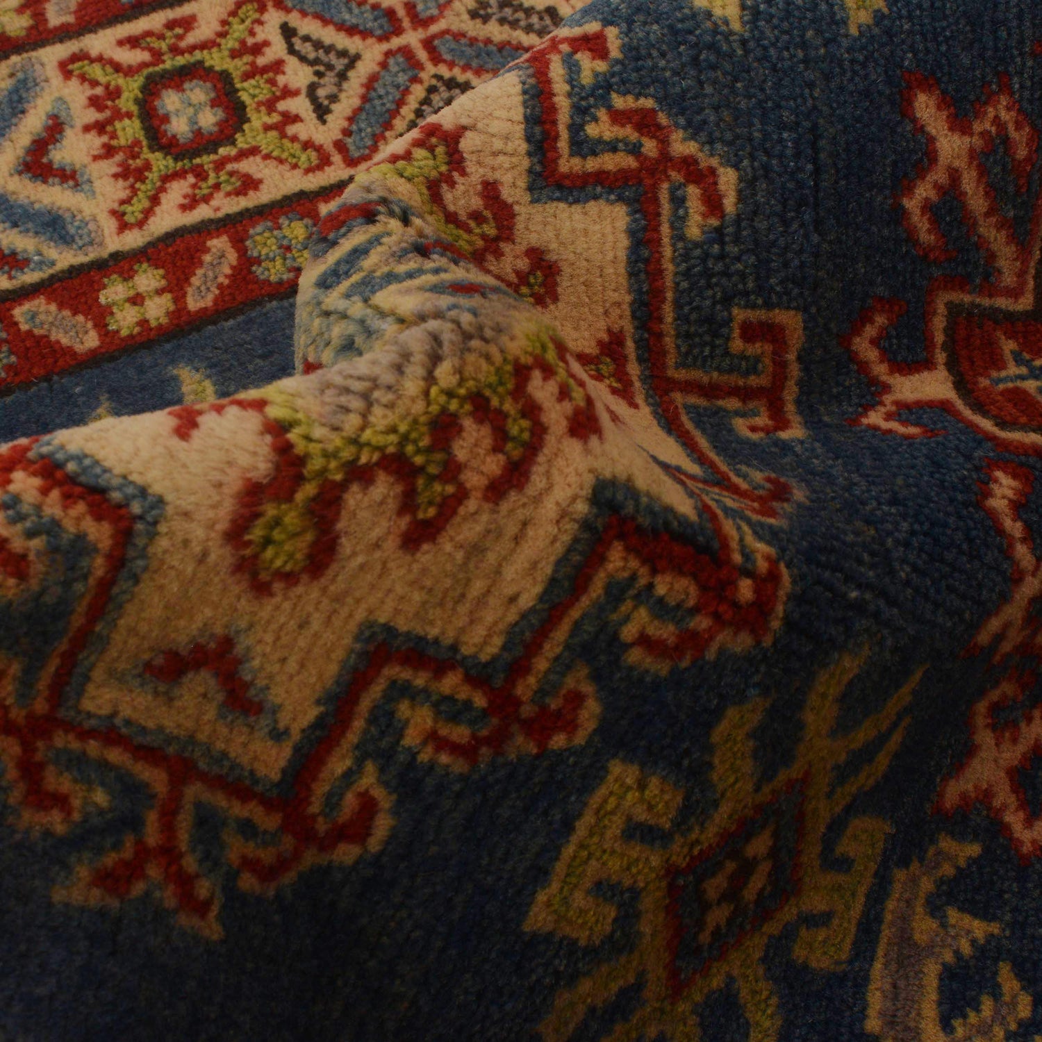 Handmade Kazak Area Rug 2' 9" x 4' 0" ft / 83 x 121 cm - No. G35215