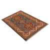 Blue Color Kazak Rug 2' 8" x 4' 0" ft / 82 x 123 cm - No. G35222