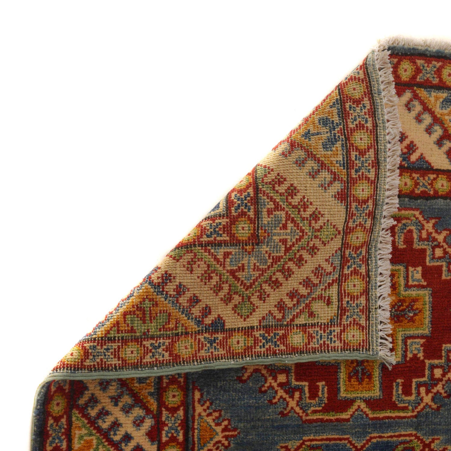 Blue Color Kazak Rug 2' 8" x 4' 0" ft / 82 x 123 cm - No. G35222