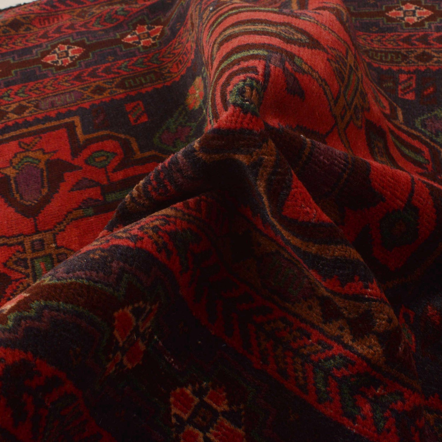 Tribal Baloch Rug 3' 8" x 6' 2" ft / 111 x 189 cm - No. G35404